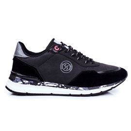 Scarpe Sportive Uomo Cross Jeans Nere GG1R4027C nero grigio
