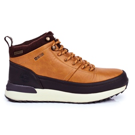 Scarpe Trekking Uomo Big Star Outdoor Camel GG174561 marrone giallo