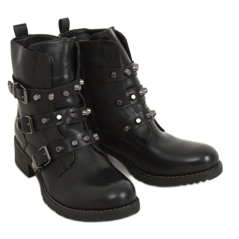 Stivali militari neri Z195 Black nero