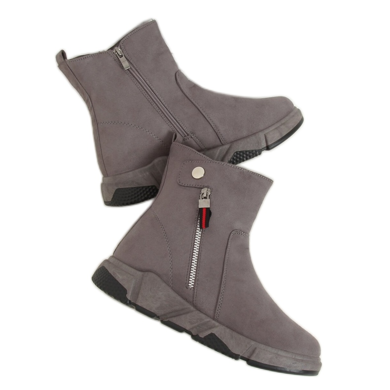 Stivali sportivi grigi KFS-506 Grey grigio