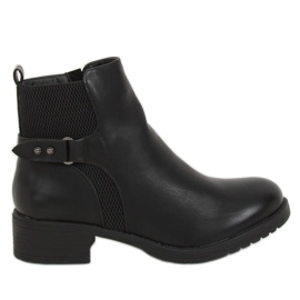 Stivaletti Chelsea neri da donna neri MDM226 Black nero