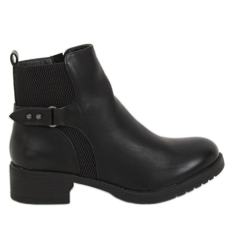 Stivaletti Chelsea neri da donna neri MDM226 Black nero
