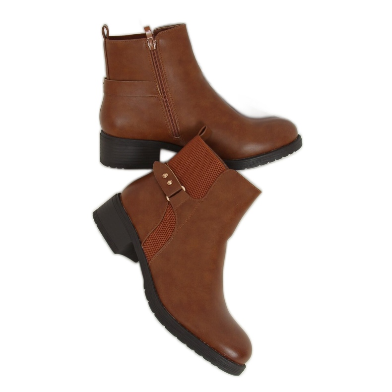 Camel MDM226 Camel Stivaletti Chelsea da donna marrone