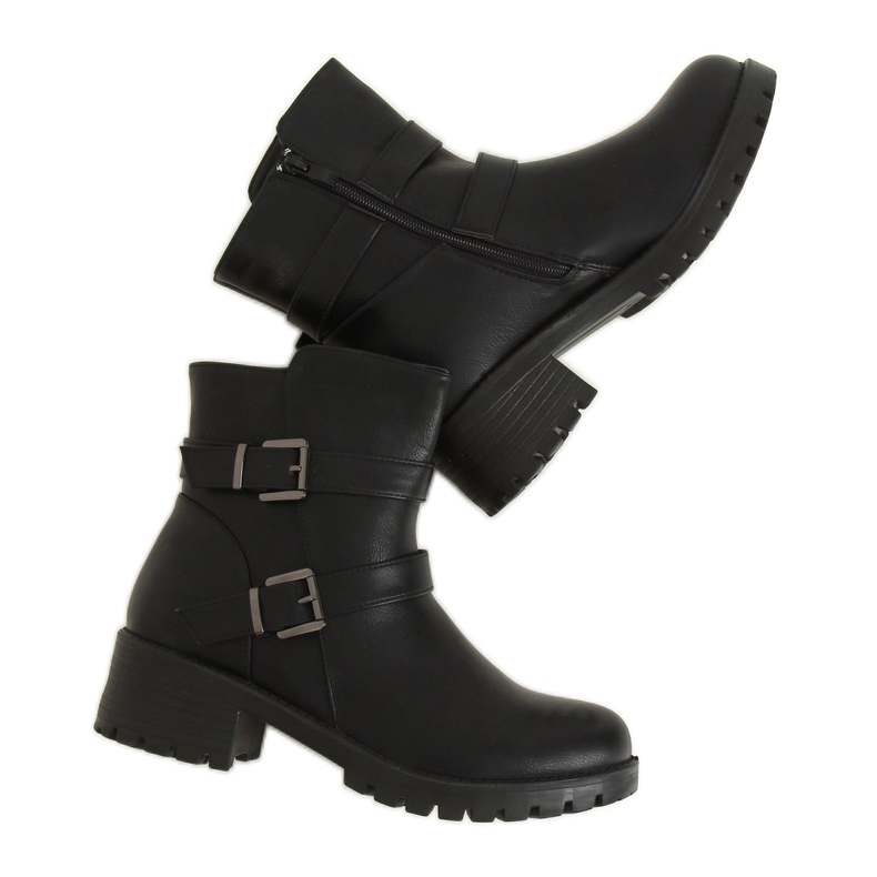 Nero Stivali neri da donna ZX2802 Black