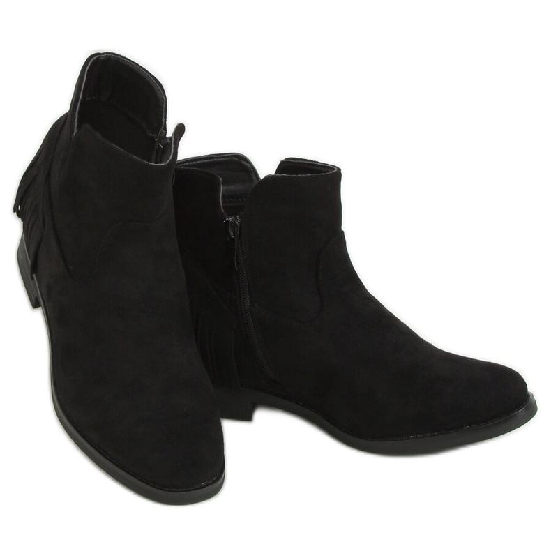 Nero 1515 Stivali neri in stile boho