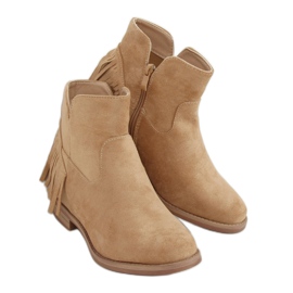 Stivali stile boho in beige 1515 Beige