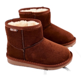 Stivali da neve per bambini Big Star Camel GG374082 marrone multicolore