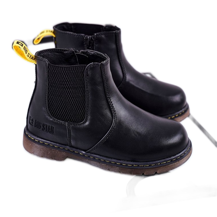 Stivali Jodhpur per bambini Big Star Black GG374080 nero
