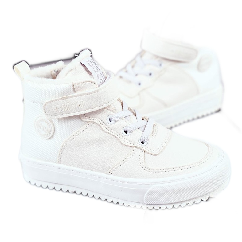 Stivali da bambino Big Star Warm White GG374041 bianca