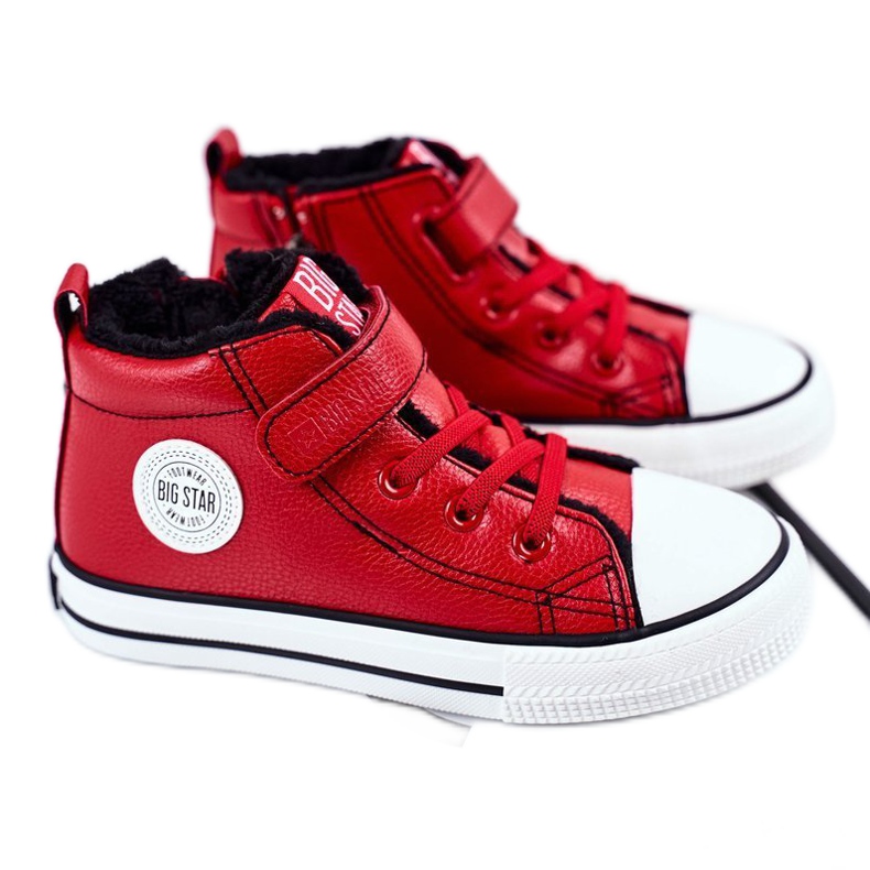 Sneakers per bambini Big Star Warmed Red GG374034 rosso