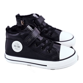 Sneakers da bambino Big Star Warmed Nere GG374035 nero