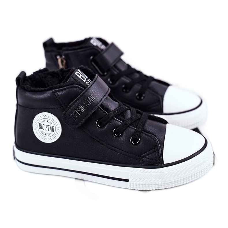 Sneakers per bambini Big Star Warm Black GG374035 nero
