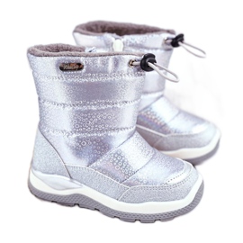 WEESTEP Doposci Bambino Riscaldato con Lana Argento Felini d'argento