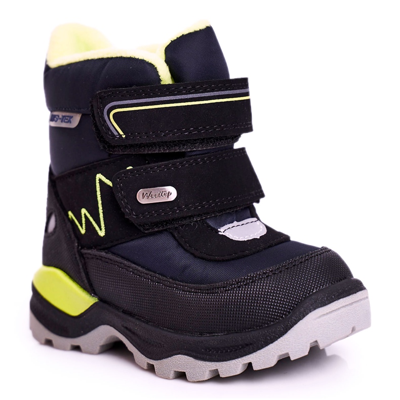 WEESTEP Stivali Da Neve Per Bambini Riscaldati Con Lana Blu Navy Booom