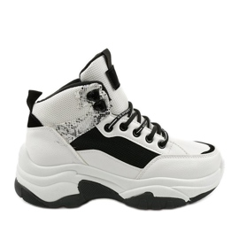 Sneakers bianche Cirisesis bianco nero