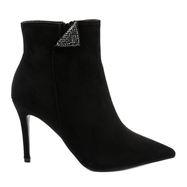 Stivaletti neri con paillettes Adrearene nero