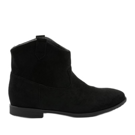 Stivali slip-on in camoscio nero Epsom