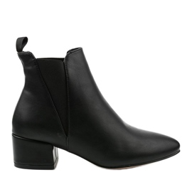 Stivaletti neri con elastico Lucency nero