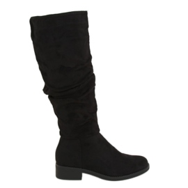 Stivali neri da donna neri D7525 Black nero