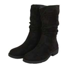 Stivaletti neri da donna CH1908 Black nero