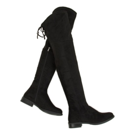 Stivali sopra il ginocchio neri MR-1 Black nero