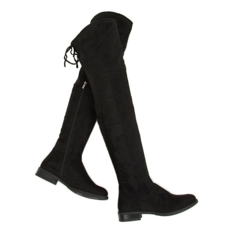 Stivali sopra il ginocchio neri MR-1 Black nero