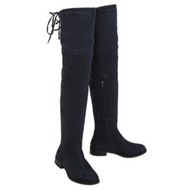 MR-1 Stivali da moschettiere blu navy navy
