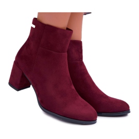 Stivali Donna Con Tacco Alto Sergio Leone Borgogna BT522 rosso