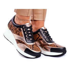 GOE Scarpe Sportive Donna Sneakers Pelle Nera GG2N3044 nero multicolore