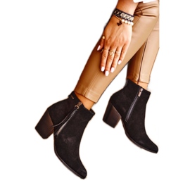 Stivali da donna con tacco alto Big Star neri GG274362 nero