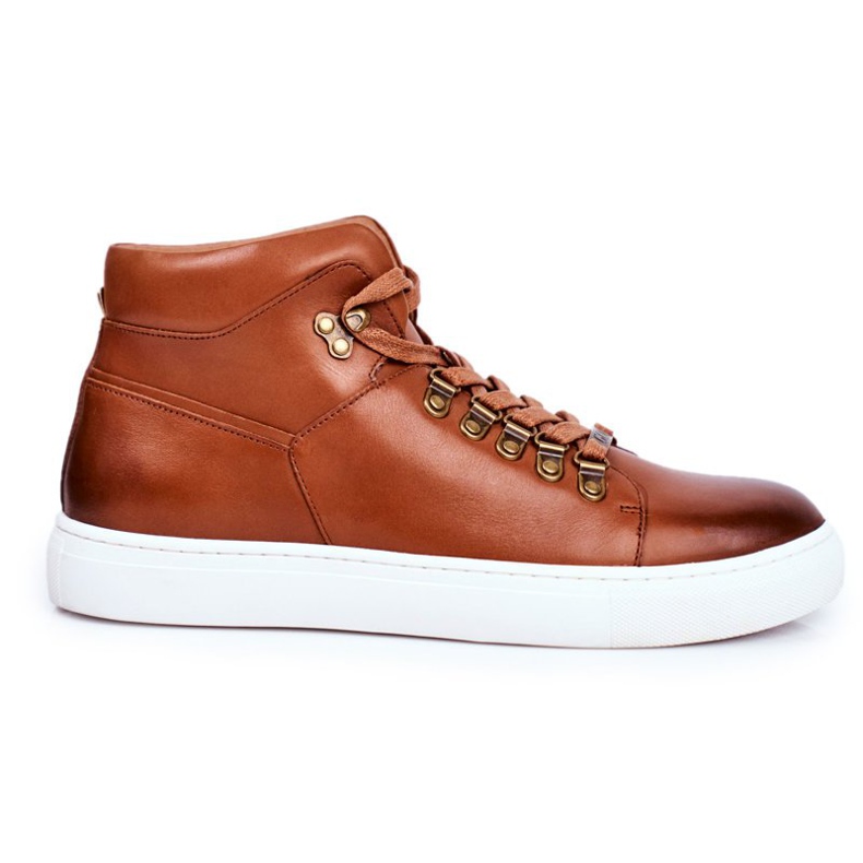 Sneakers Uomo Pelle GOE Marrone GG1N3011