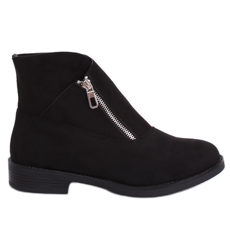 Stivali in camoscio nero 20195 Nero