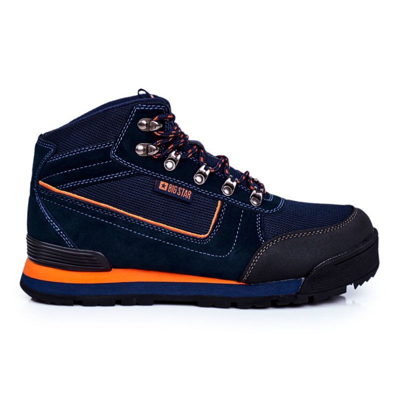 Scarpe da trekking da uomo Big Star Outdoor Navy Blue GG174199