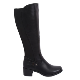 Nero CH1961 Stivali neri con tacco alto