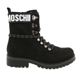 Evento Stivali in legno High Black 9BT35-1331 Black Popsi nero