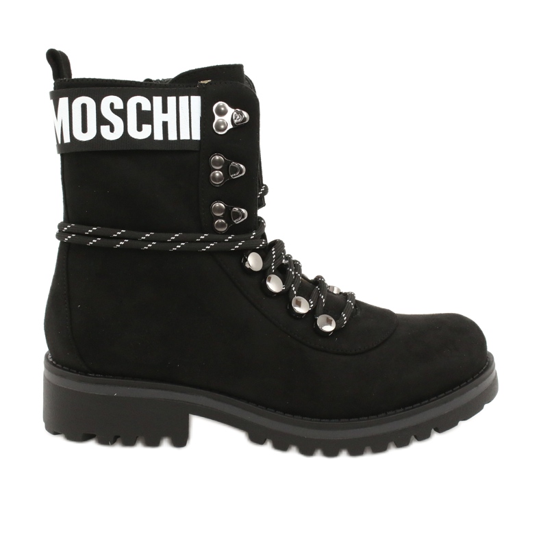 Evento Stivali in legno High Black 9BT35-1331 Black Popsi nero