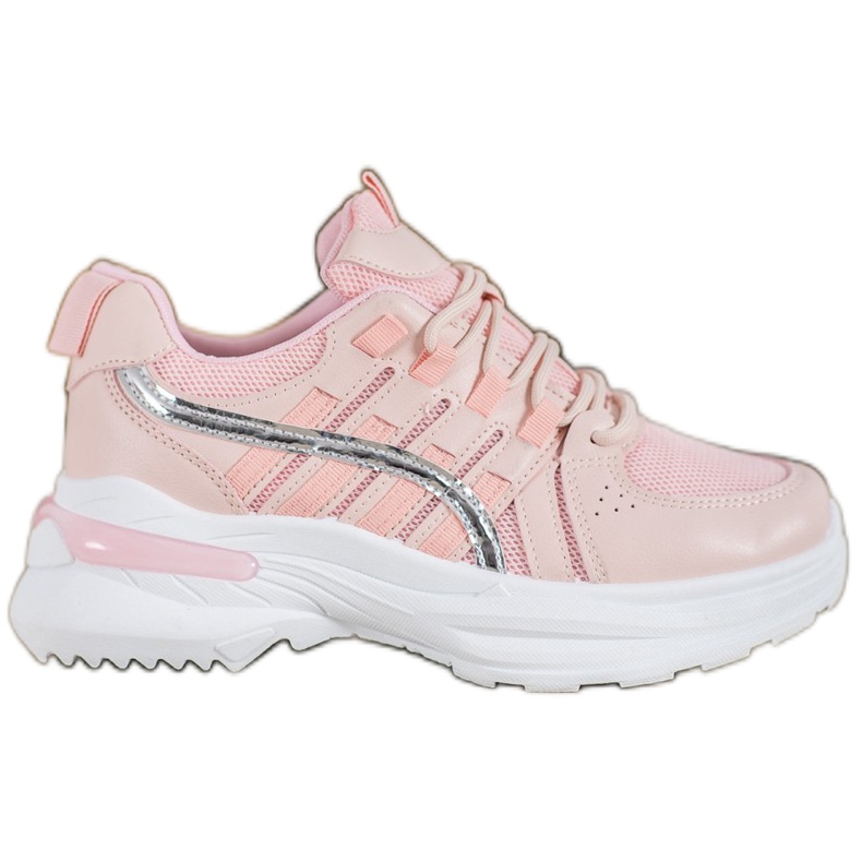 SHELOVET Scarpe sportive alla moda sulla piattaforma rosa