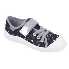 Scarpe per bambini Befado 251Q142 argento grigio multicolore