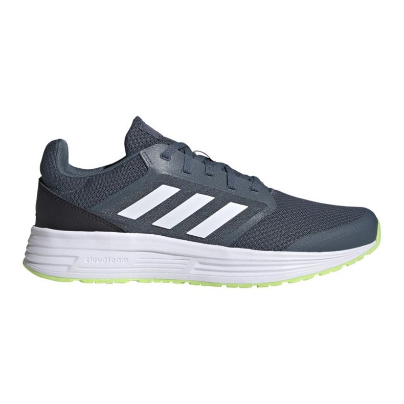 Adidas Galaxy 5 M FW5702 scarpe da corsa bianca nero grigio