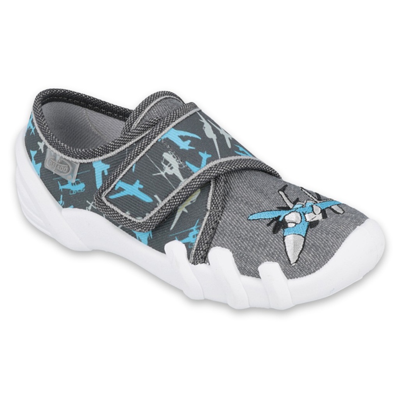 Scarpe per bambini Befado 273X305 blu grigio