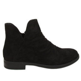 Stivali con taglio scamosciato nero ST-21 Black