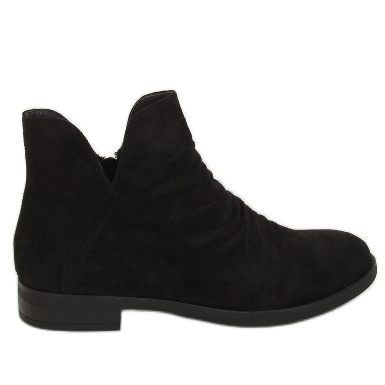Stivali con taglio scamosciato nero ST-21 Black