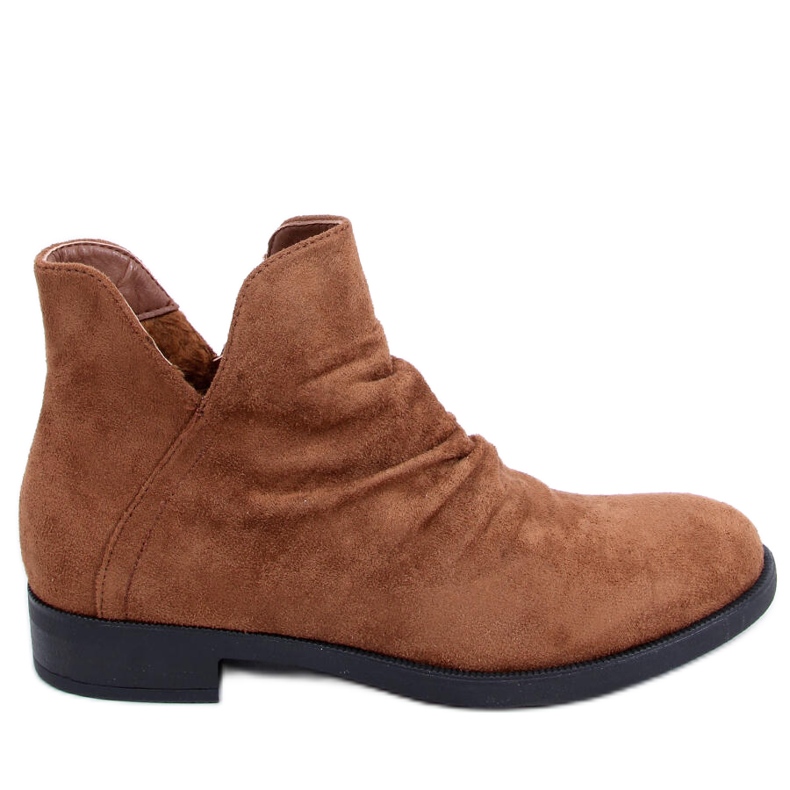 Stivali con cut-out in camoscio cammello ST-21 Camel marrone