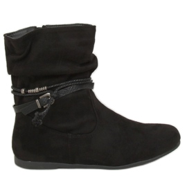 Stivali da donna neri neri DH28 Black nero