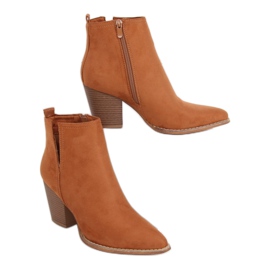 Stivali tacco alto mandorla cammello M397 Camel Ii Species marrone