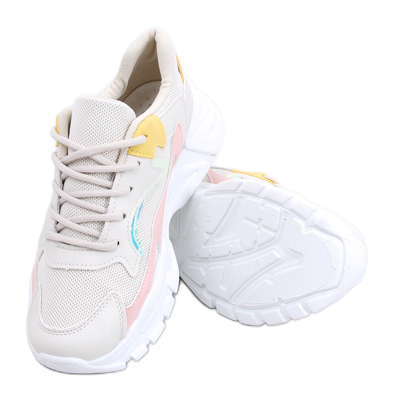 Beige BL196P Scarpe sportive beige
