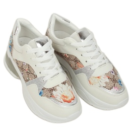 Bianco NB332 Scarpe sportive bianche multicolore