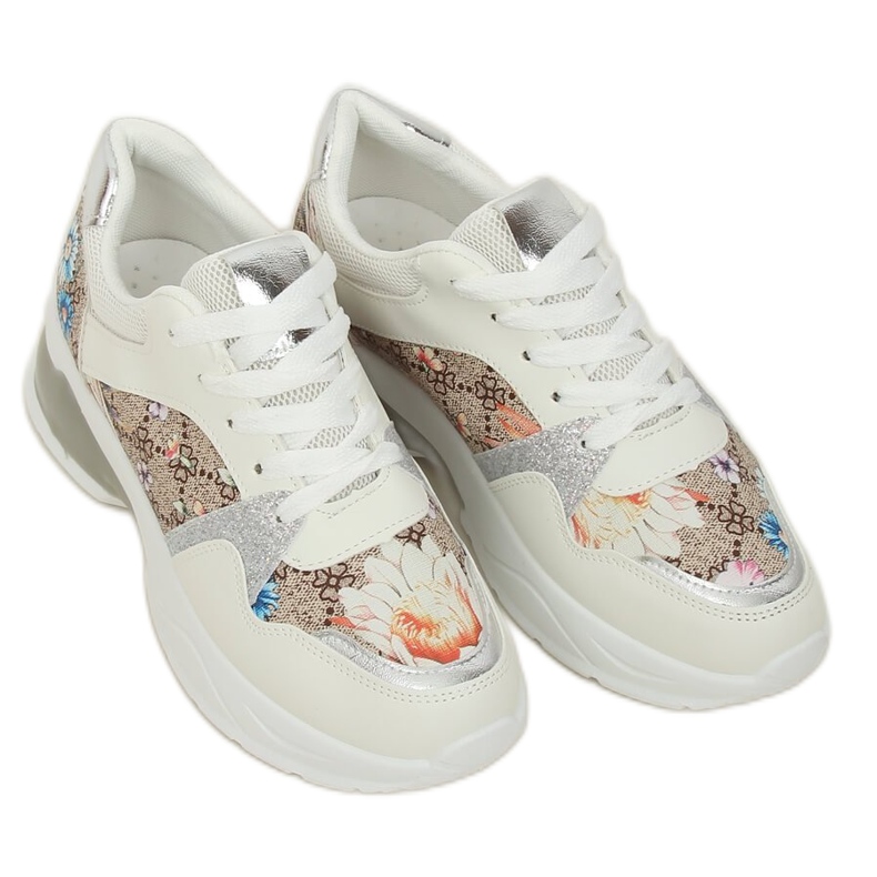 Bianco NB332 Scarpe sportive bianche multicolore