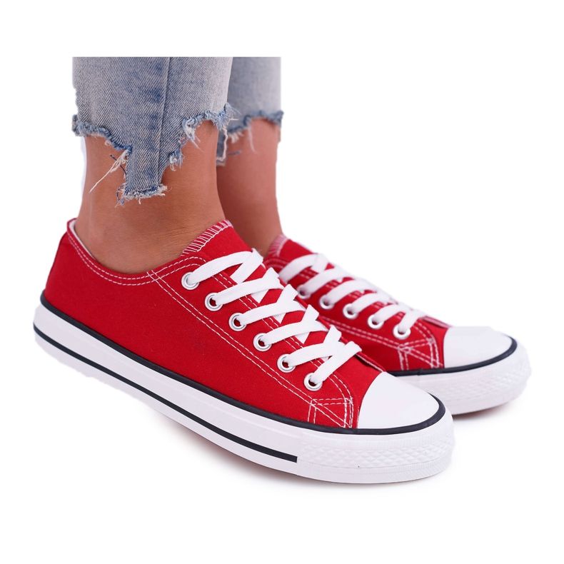 ADY Sneakers Donna Low Material Rosse FreeTime rosso