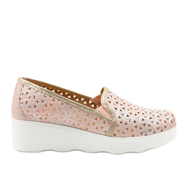 Scarpe jazz slip-on rosa A19-7252
